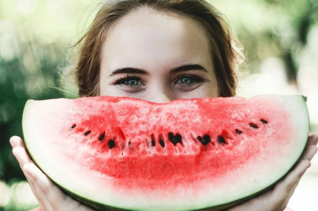 water melon smile